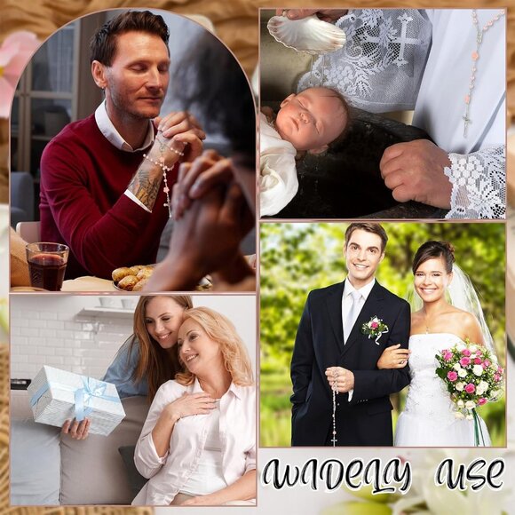 12pcs Virgen De Guadalupe Red Rosary Catholic Necklace with Gift Boxes - Durable - Picture 7 of 7